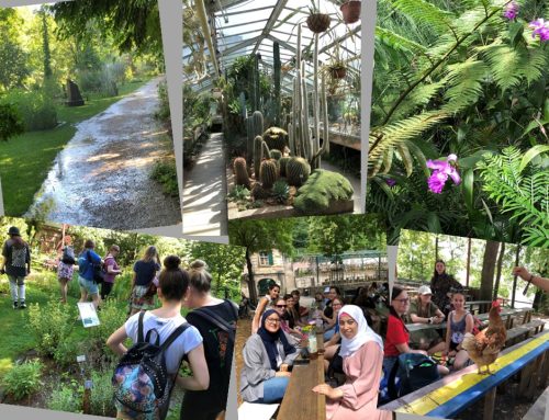 Exkursion in den Botanischen Garten Erlangen