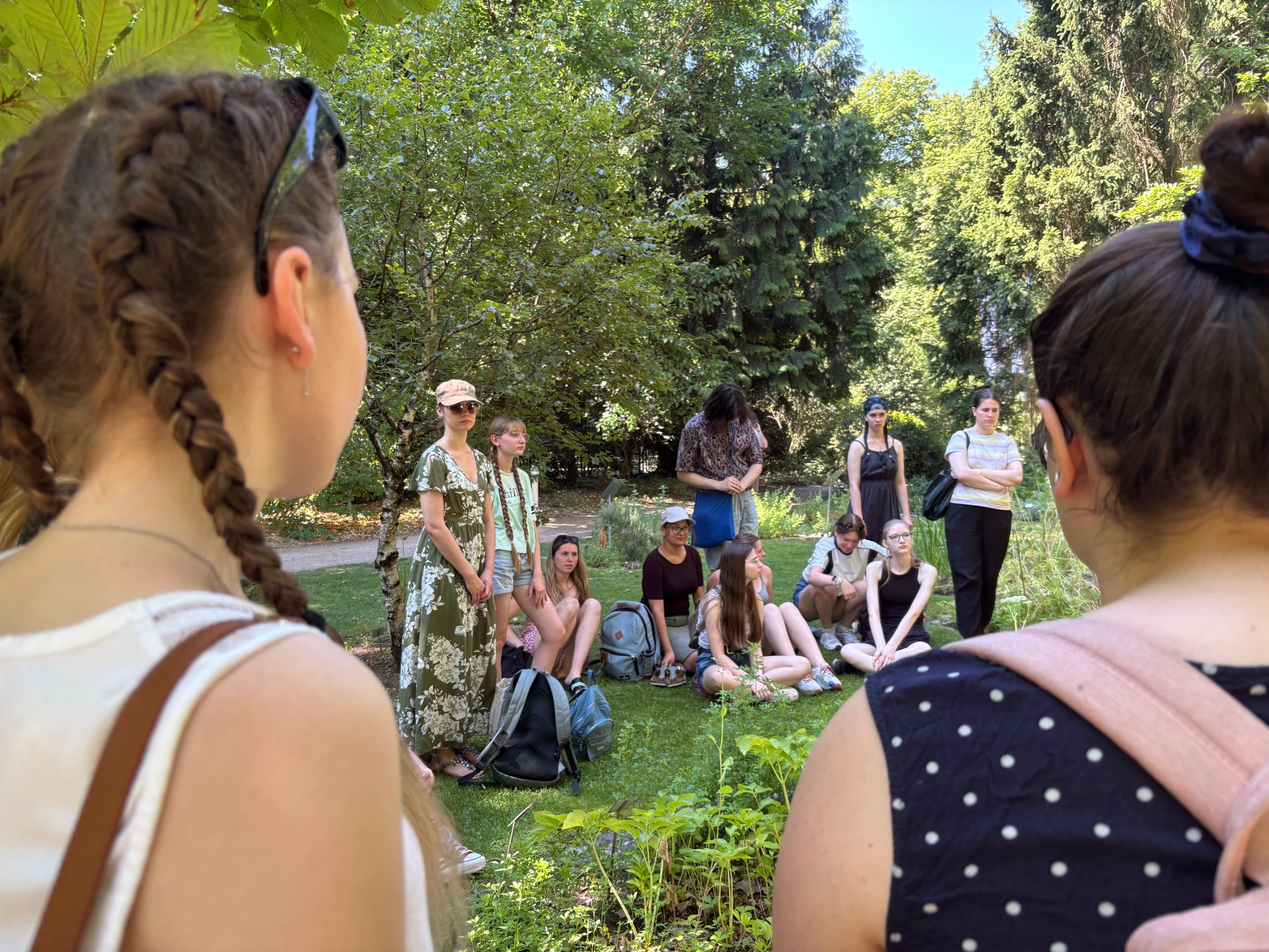 Ausflug in den Botanischen Garten Erlangen